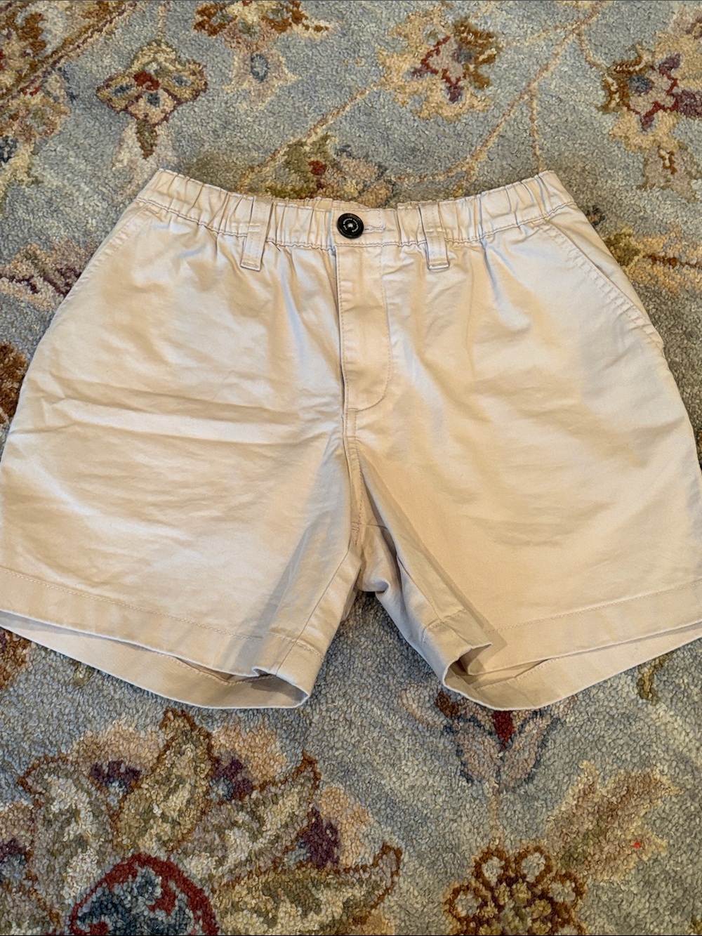 ✨ NWOT ✨ Chubbies Beige Flat-Front Cotton Shorts 5.5” inseam, adult XS